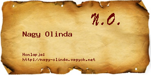 Nagy Olinda névjegykártya