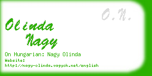 olinda nagy business card
